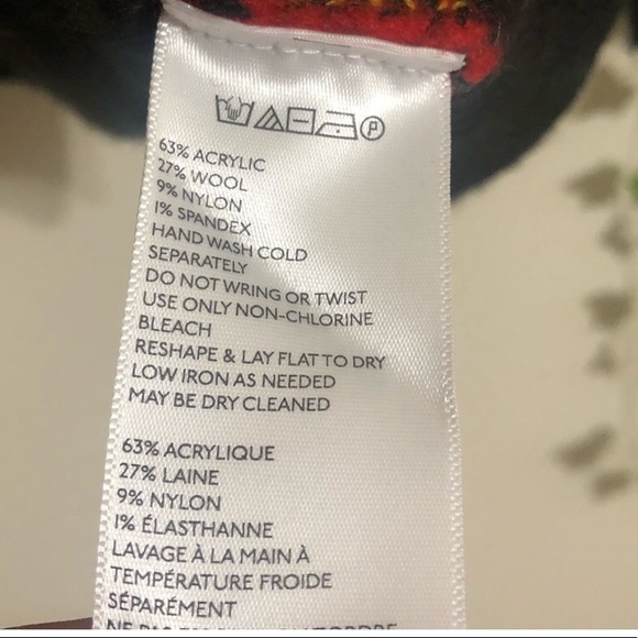 NWOT Urban Outfitters Wool Brushed Red, Multi Leopard Fuzzy Sweater, New - Picture 9 of 11